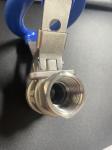 Stainless Steel 1/2 Inch Oval / Round Handle Thread Ball Valve Xtv 2PC PN1.0-32