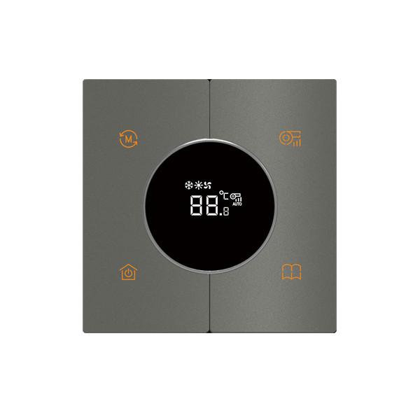 Cheap 86x86mm Home Smart Thermostat , 24V DC Knob Style Thermostat for sale