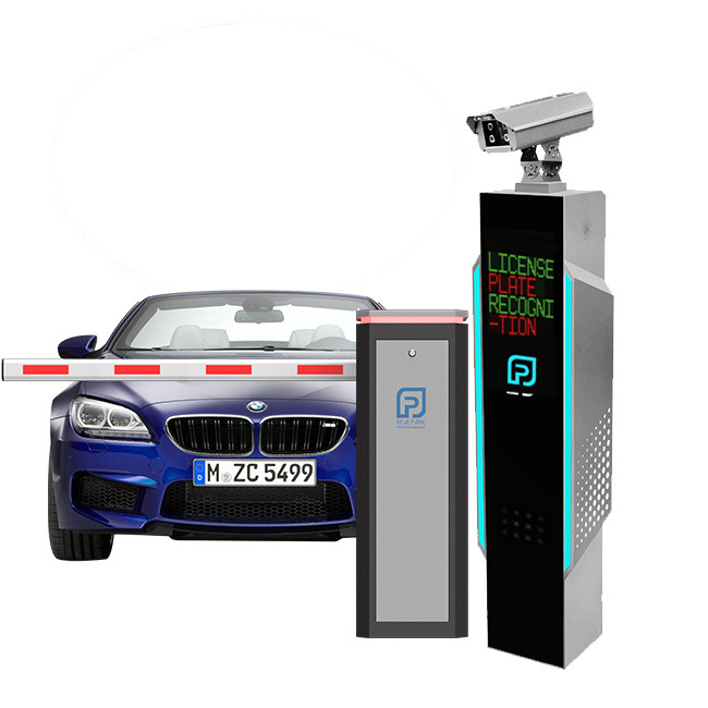 Smart Parking System LPR Parking Controller with Integrated LED and ANPR Camera