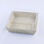 Disposable Bakery Packaging Box Transparent For Sandwich Puff Cake