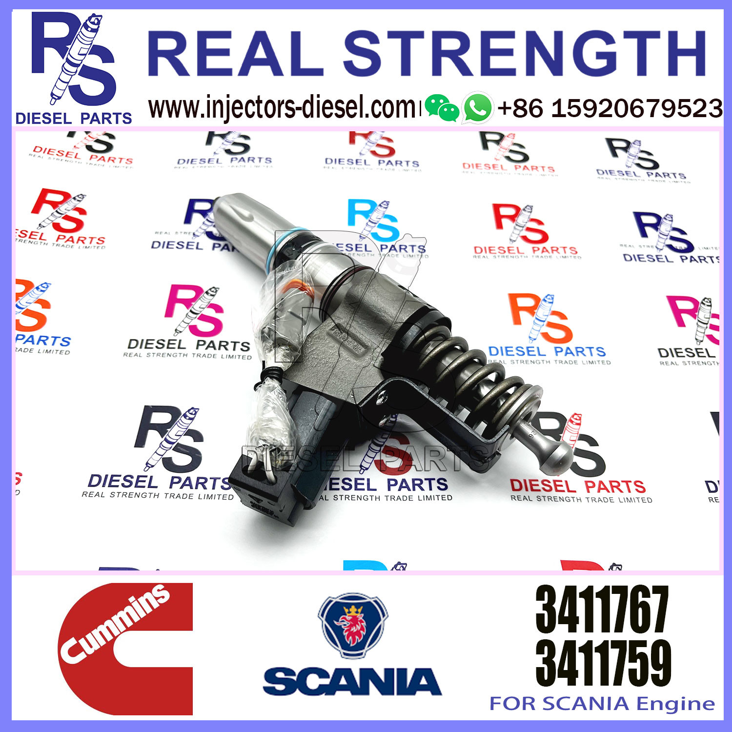 Diesel Fuel Injector N14 Common Rail Injector 3411766 3411691 3411767 3083846 3411759 3411764
