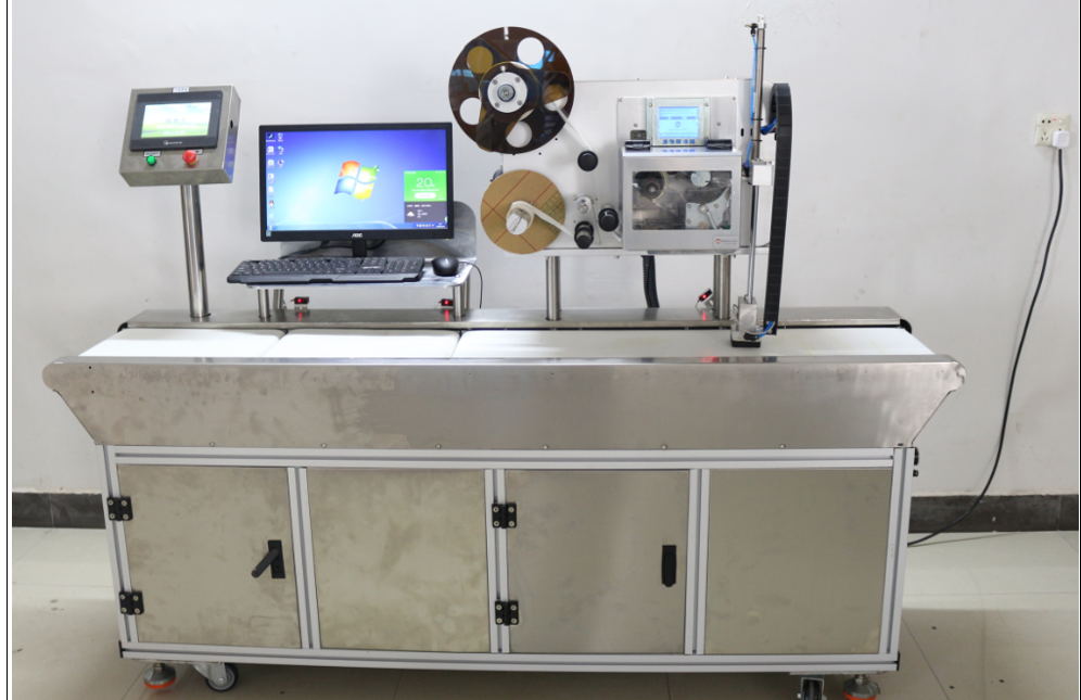 Electric Driven WPL9000 l Fruit Weighing Printer for Pork Processing and Conveyor