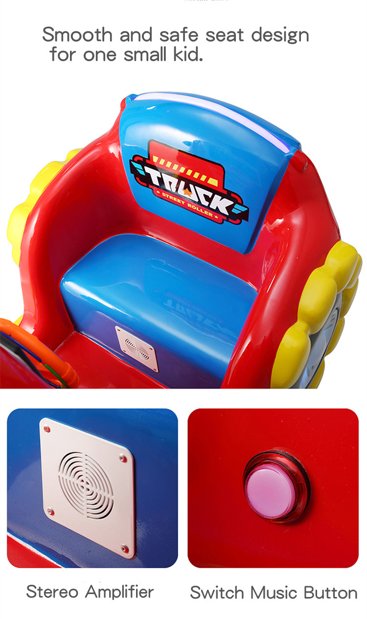 Children Amusement Car Arcade Game Kiddie Ride Coin Operated For Shopping Mall