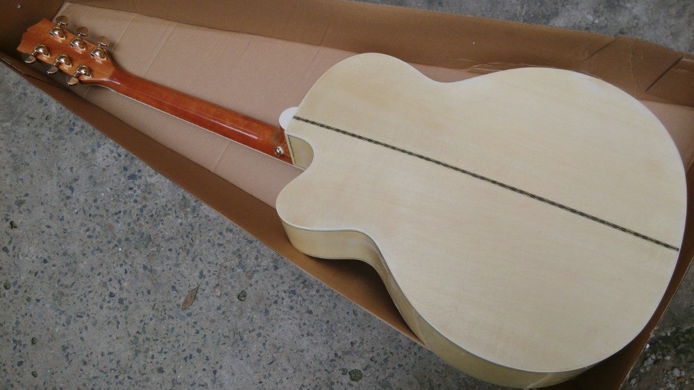 J200 single cut acoustic guitar SJ200N electric acoustic Guitar single cutaway Acoustic black hard shell