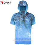 Professional Custom Fishing Jerseys Skin Friendly Loose Cut Fit High Resolution