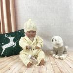 Knitted Cotton Clothing New Born Boy Girl Long Sleeves Jumpsuit Clothes with