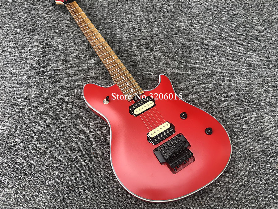 High-quality Wolfgang EVH electric guitar matt red color zebra pickups floyd rose bridge free shipping