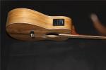 AAAA all Solid imported olive wood OM body custom guitar acoustic electric