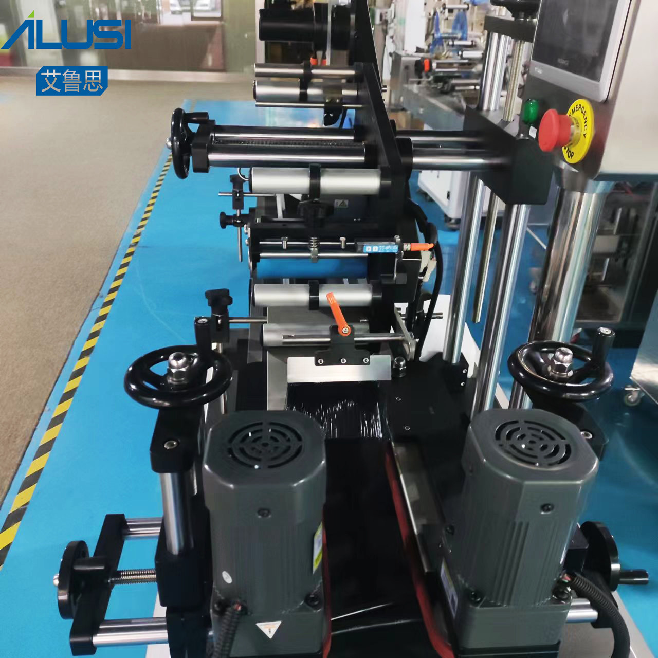 220V 50HZ Round Bottle Labeling Machine Label Price Tag Automatic Label Sticker Machine