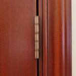 PU Painting Solid Wood Carved Doors 88cm Width Interior Wooden Door