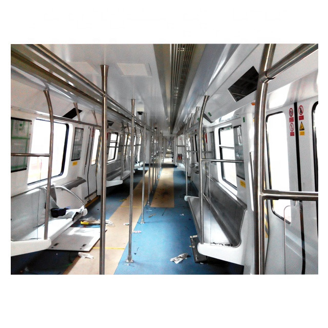 Wholesale Customized Handle Railway Passenger Coaches SS304 Metal Banisters Support Grab Bar