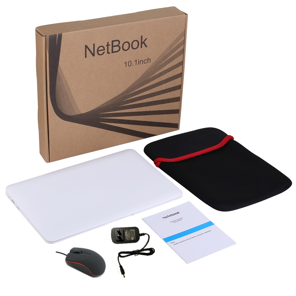 EU Plugs Ultra Thin Mini Laptop 10.1 Inch Quad Core Allwiner A133 For Business And Learning