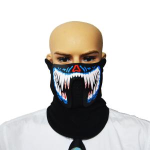 Quality 2018 hot sale light up led el mask for festival Parties high brightness masquerade costume Mask wholesale