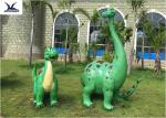 Lifelike Dinosaur Large Fiberglass Statues , Large Outdoor Animal Sculptures