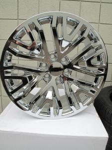 Quality 5906 B 20&quot; Chrome GMC Replica Wheels Set Yukon Sierra Suv Factory Style wholesale