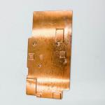 Pure Copper Heatsink , Shovel Tooth Heat Sink Copper Plate