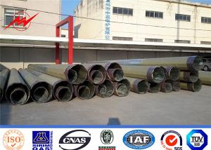 Quality BV Electrical Power Pole / 10m Galvanized Steel Street Light Poles wholesale