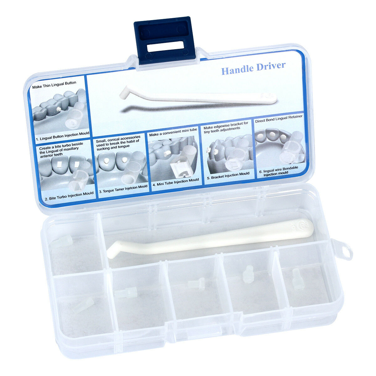 Hot Dental Mini Bracket Lingual Button/wire Accessories Mould Kit Set A Grade Orthodontic Moulds