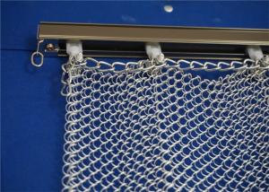Quality Exhibition Hall Decorative Metal Coil Curtain Product 1.2mm 5*5mm wholesale