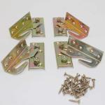 86mm*26.5mm*33mm Metal Wooden Bed Hardware Parts Hooks for Furniture Accessories