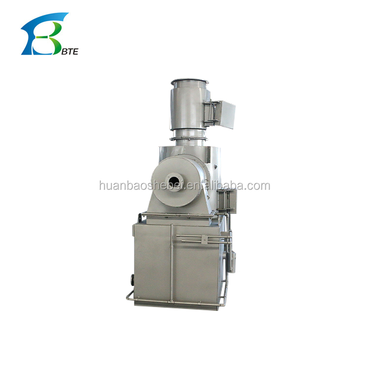 Mobile Incinerator Waste Disposal Furnace Silver Blue High Temperature Resistant Paint