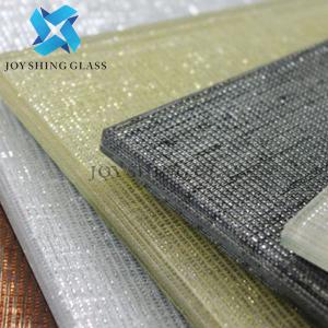 Quality Decoration Laminated Wired Glass , Custom Acid Etched Toughened Glass wholesale