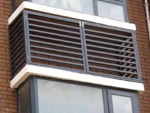 Quality Architectural Balcony Aluminum Louvers Custom Aluminum Alloy Blind wholesale