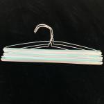 White Short Coat Hangers , Diameter 2.5mm Laundry Shop / Hotel Clothes Hangers