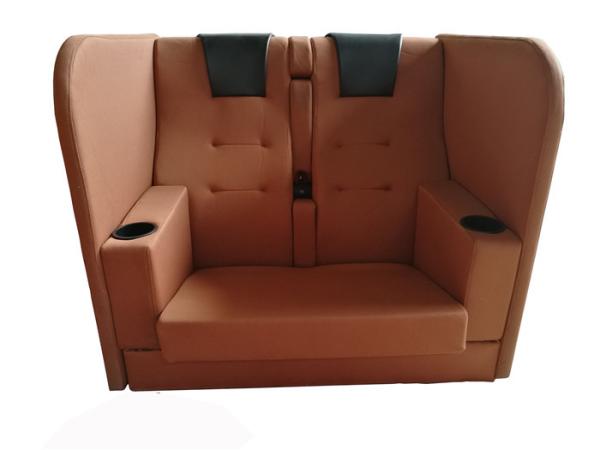 Fabric Cloth Cover Vip Cinema Seating Fixed Chair Upholstered With Durable