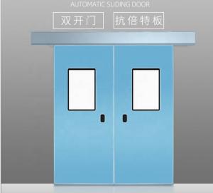 Quality Grey Laboratory Clean Room Sliding Doors Steel Medical Clean Room Door wholesale