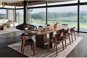 Quality Small Plywood Multifunctional Dining Table Black 75cm Height wholesale