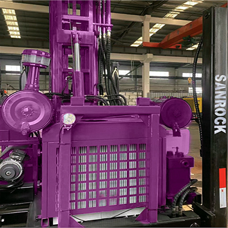 Crawler Water Well Drilling Rig 4800 KG Power Type Diesel Hydraulic Drilling Machine