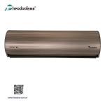 Anti Corrosion Golden Brown Commercial Air Curtain / Cool Air Doors