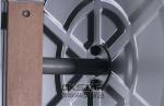 wood fitness equipment park exercise wheel for old people