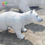 Sunproof Outdoor Fiberglass Animals Polar Bear