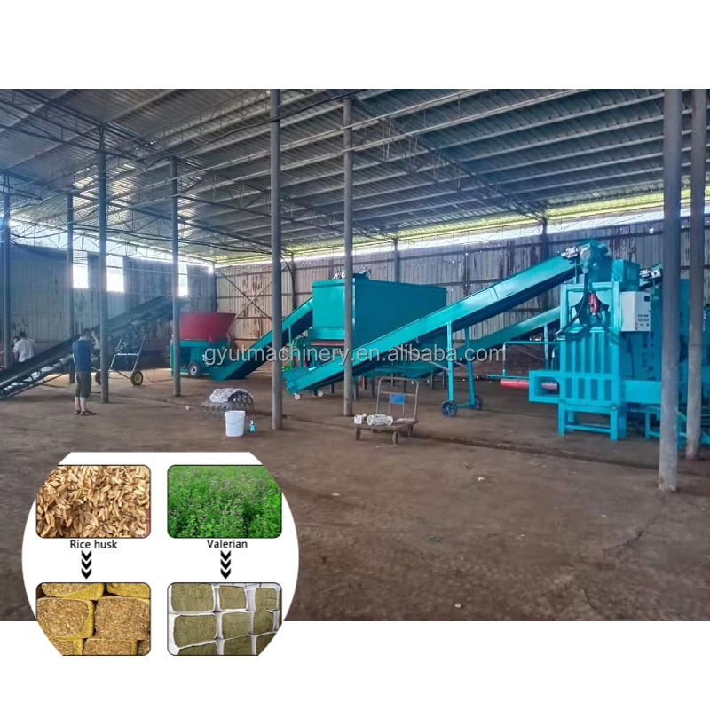 Poultry Feed Line Processing Square Corn Silage Packing Machine for Energy Mining 30-60kg