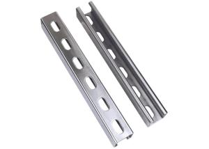Quality Wall Mounted Adjustable Metal Shelving Accessories Double Slotted Standard wholesale