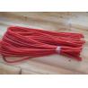 Buy cheap Plastic Safety Red Spiral Lanyard Ropes Red PU Covered Stainless Steel Wire from wholesalers