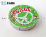 Compact Round Custom Pocket Makeup Mirror OEM For Promotional