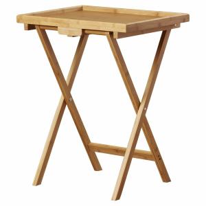 Quality 2017 new arrival folding bamboo snack tray table wholesale