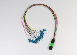 Quality 12 Fiber MTP/MPO (f) Elite- LC Single Mode Fan-Out Cable Assembly wholesale