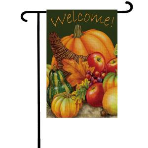 Quality 100d Polyester Halloween Decorative Garden Flags Digital Printing wholesale
