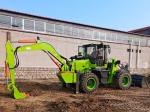 Qingdao Elite machinery 5ton small backhoe loader for Russia