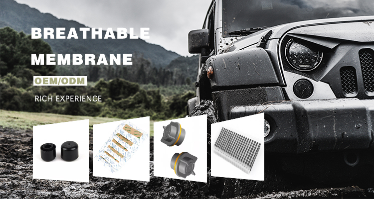 Waterproof Acoustic vent Membrane IP68 Auto Lighting Self-adhesive Breathable Membrane