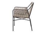 Balcony Aluminum Rope UV Resistant Outdoor Table Chairs