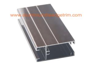 Quality Hollow Powder Coated Aluminum Door Frame Extrusions For Building Project wholesale
