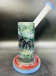 Colorful Glass Hookah Smoking Pipe 6Inch Shisha Bong Water Pipe