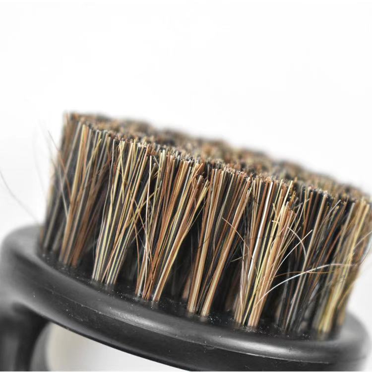 Fade Brush Boar Bristle Finger Beard Brush for Men's Grooming Shaving