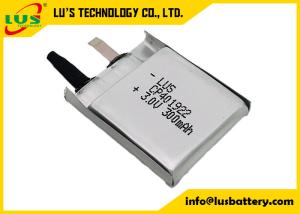 Quality Lithium Battery CP402022 3.0V 300mah Flexible Limno2 Battery CP402025 Flat Thin Cell wholesale