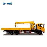 Hydraulic Telescopic Truck Mounted Crane 14 Ton 4 Sections Boom For Construction